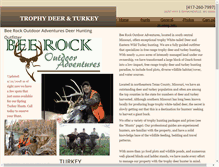 Tablet Screenshot of beerockoutdooradventures.com